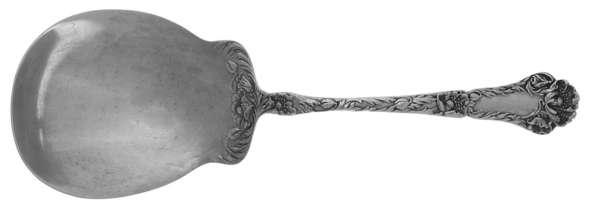 Poppy (Sterling, 1902) Small Solid Berry/Casserole Spoon by Gorham Silver-1