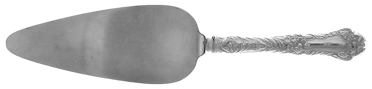Poppy (Sterling, 1902) Pie Server with Silverplate Blade by Gorham Silver-1