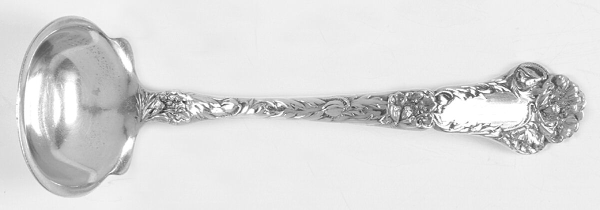 Poppy (Sterling, 1902) Solid Piece Cream Ladle by Gorham Silver-1