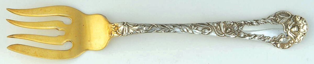 Poppy (Sterling, 1902) Individual Salad Fork by Gorham Silver-1