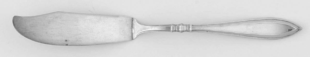 Portsmouth (Sterling, 1918, No Monograms) Flat Handle Master Butter Knife by Gorham Silver-1