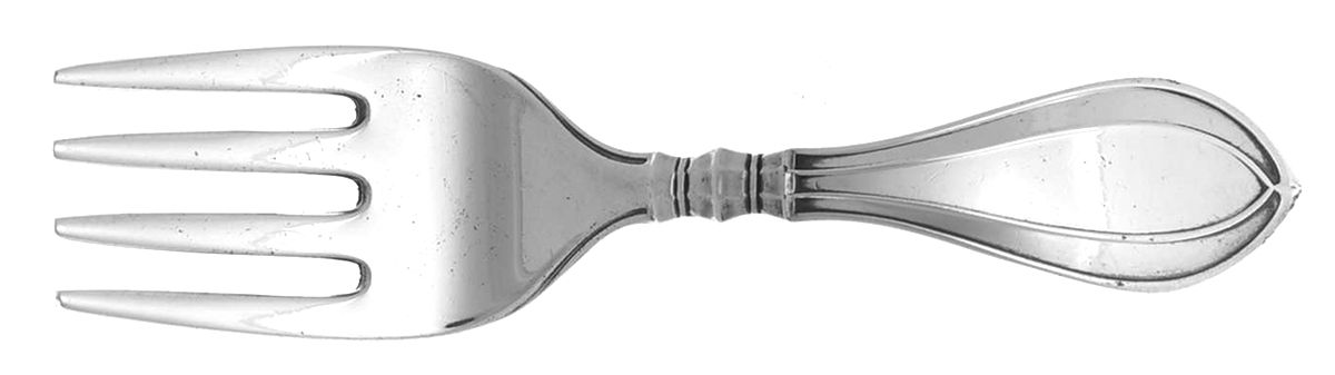 Portsmouth (Sterling, 1918, No Monograms) Small Baby Fork by Gorham Silver-1