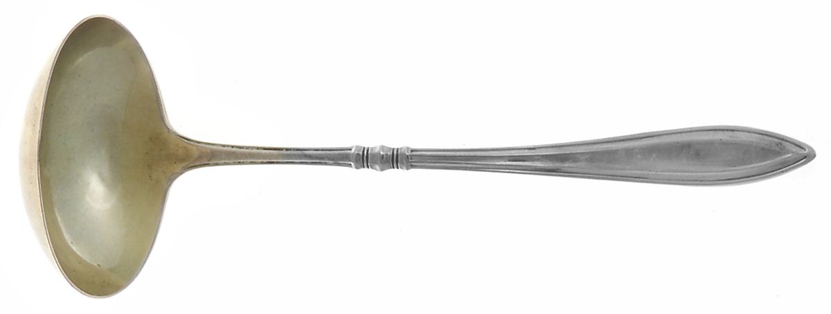 Portsmouth (Sterling, 1918, No Monograms) Solid Piece Cream Ladle by Gorham Silver-1