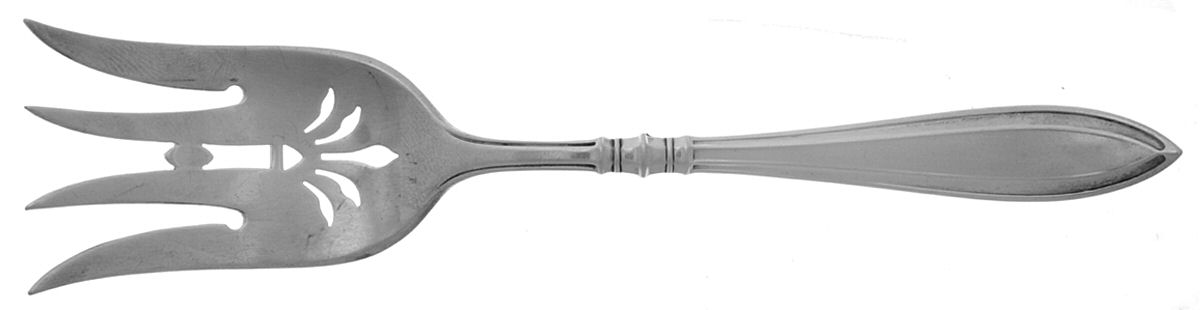 Portsmouth (Sterling, 1918, No Monograms) Large Chipped Beef Fork by Gorham Silver-1