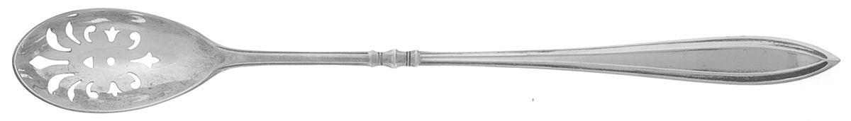Portsmouth (Sterling, 1918, No Monograms) Pierced Bowl Long Handle Olive Spoon by Gorham Silver-1
