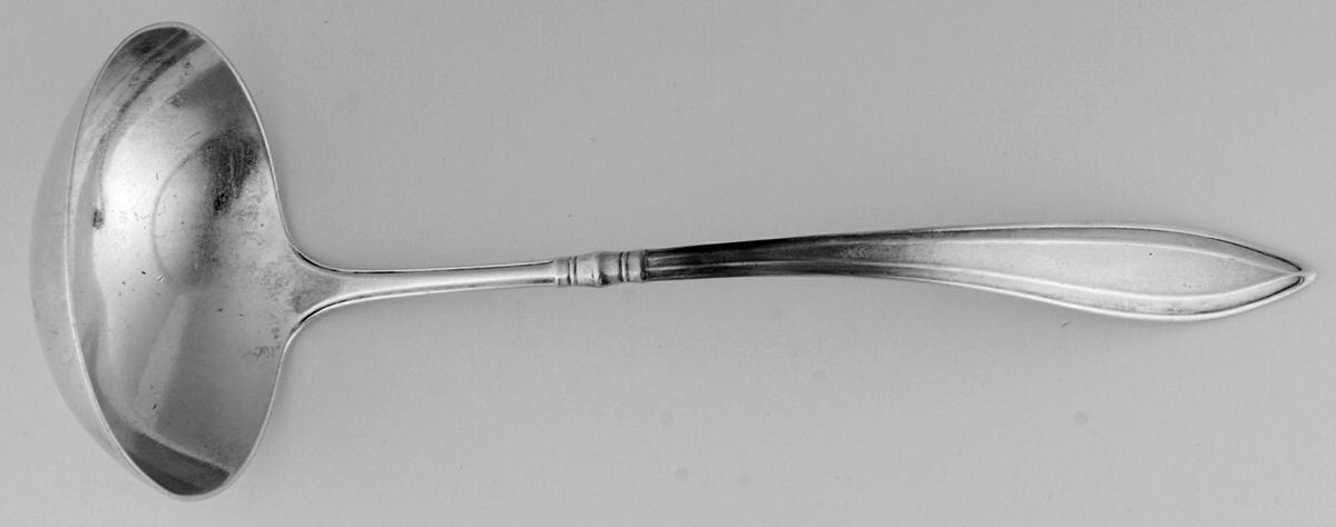 Portsmouth (Sterling, 1918, No Monograms) Solid Gravy Ladle by Gorham Silver-1