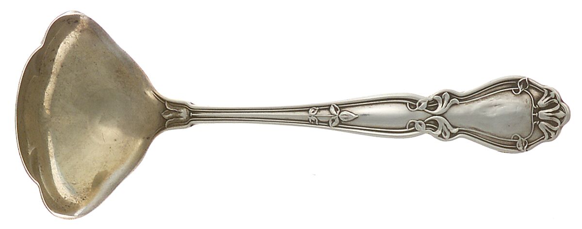 Portland (Sterling, 1904) Solid Piece Cream Ladle by Gorham Silver-1