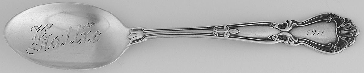 Portland (Sterling, 1904) Monogram Five O'Clock Teaspoon by Gorham Silver-1