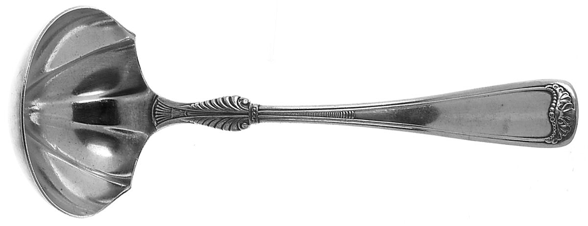 Princess Louise (Silverplate, 1881) Solid Gravy Ladle by Gorham Silver-1