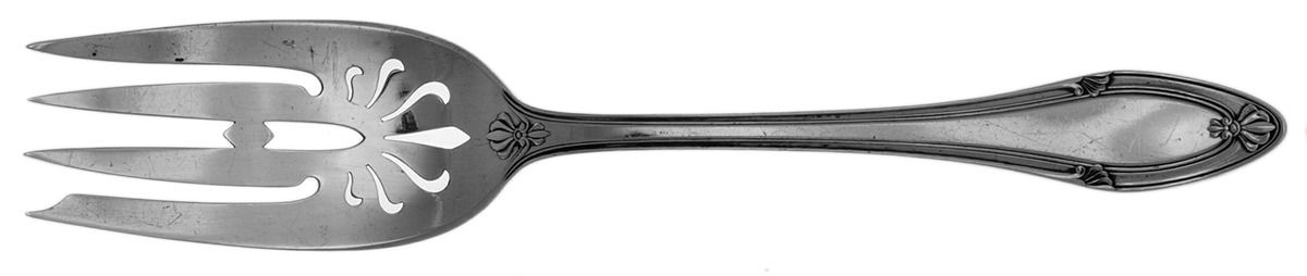 Providence (Silverplate, 1920) Medium Solid Cold Meat Serving Fork by Gorham Silver-1