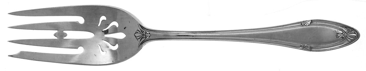 Providence (Silverplate, 1920) Small Solid Cold Meat Serving Fork by Gorham Silver-1