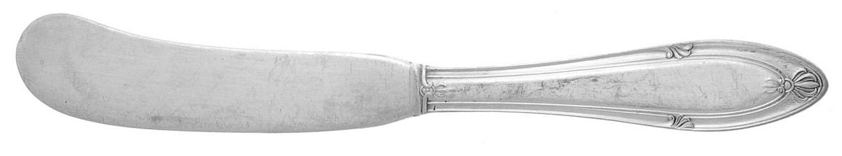 Providence (Silverplate, 1920) Flat Handle Butter Spreader by Gorham Silver-1