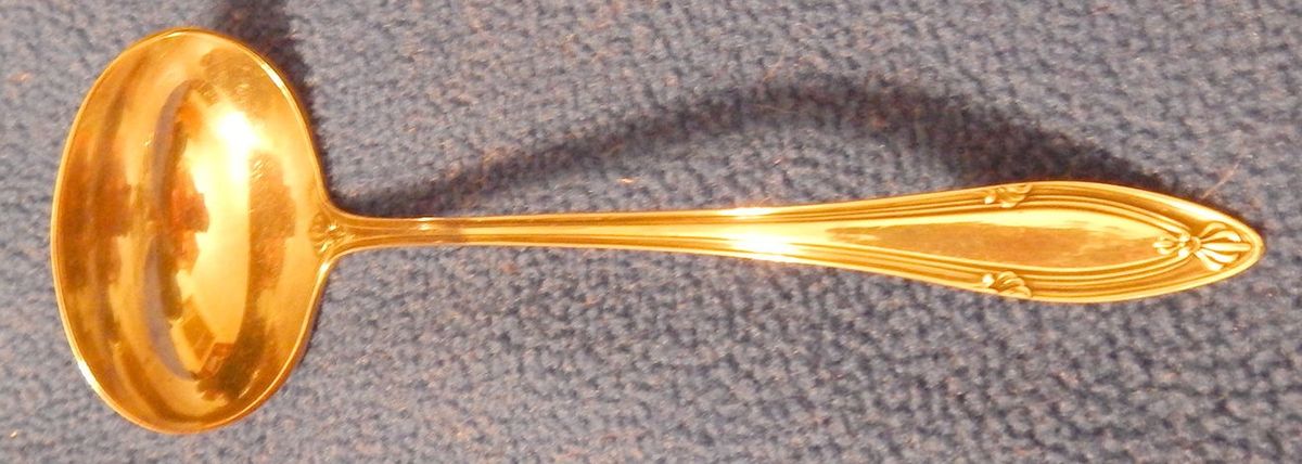 Providence (Silverplate, 1920) Solid Piece Cream Ladle by Gorham Silver-1