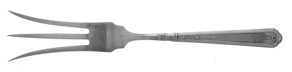 Princess Patricia (Sterling, 1926, No Monos) Lemon Fork by Gorham Silver-1