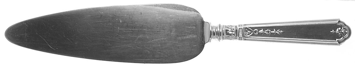 Princess Patricia (Sterling, 1926, No Monos) Pie Server with Silverplate Blade by Gorham Silver-1