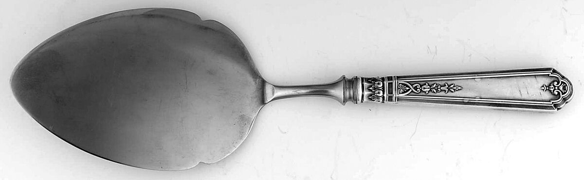 Princess Patricia (Sterling, 1926, No Monos) Pastry Server with Stainless Blade by Gorham Silver-1