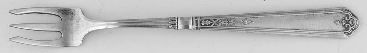 Princess Patricia (Sterling, 1926, No Monos) Cocktail/Seafood Fork by Gorham Silver-1