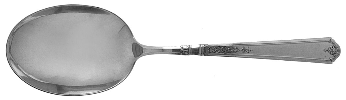Princess Patricia (Sterling, 1926, No Monos) Solid Serving Spoon by Gorham Silver-1