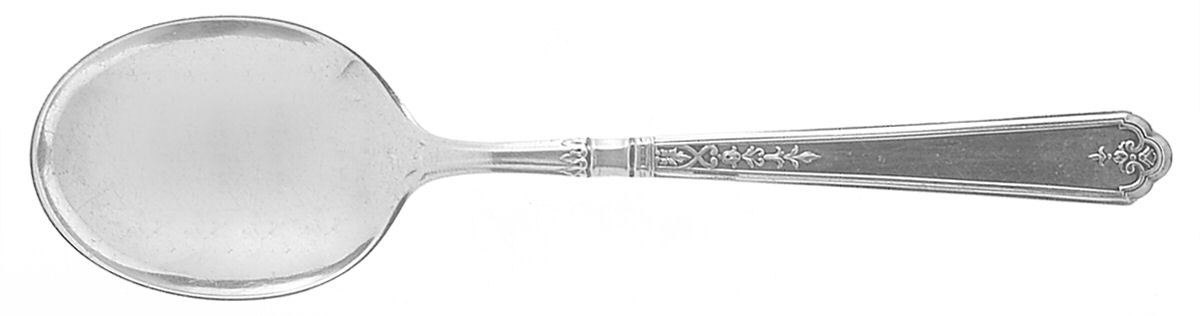 Princess Patricia (Sterling, 1926, No Monos) Round Bowl Soup Spoon (Bouillon) by Gorham Silver-1