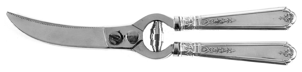 Princess Patricia (Sterling, 1926, No Monos) Poultry Shears with Stainless Blades by Gorham Silver-1