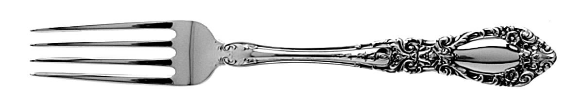 Queen's Grace (Silverplate, 1977) Fork by Gorham Silver-1
