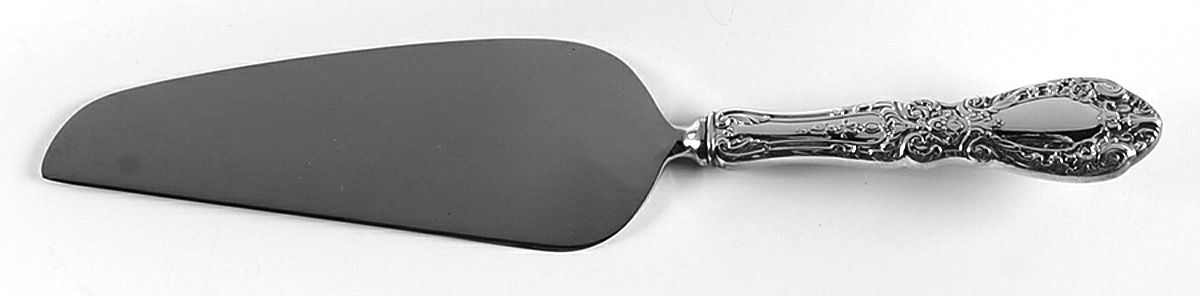 Queen's Grace (Silverplate, 1977) Pie & Cake Server with Stainless Blade by Gorham Silver-1