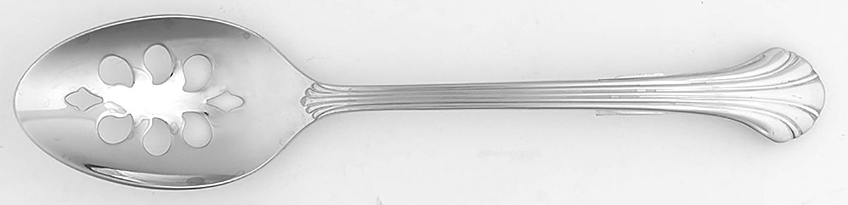 Quintette (Stainless) Pierced Tablespoon (Serving Spoon) by Gorham Silver-1