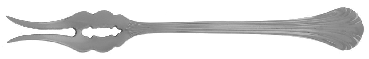 Quintette (Stainless) Butter Pick with Two Tines and Pierced Bowl HC by Gorham Silver-1