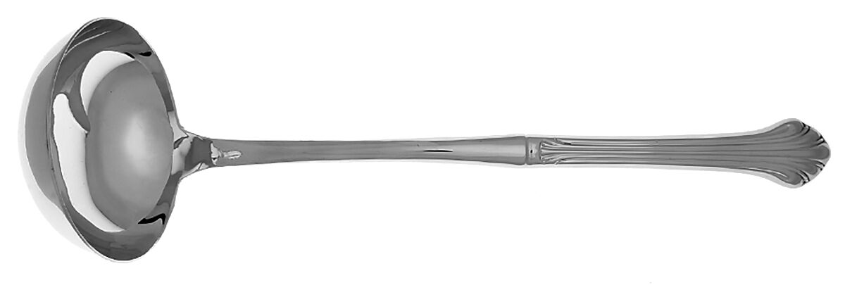 Quintette (Stainless) Soup Ladle with Stainless Bowl HC by Gorham Silver-1