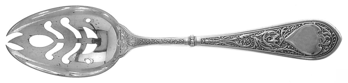 Raphael (Sterling, 1875) Pierced Tablespoon (Serving Spoon) by Gorham Silver-1