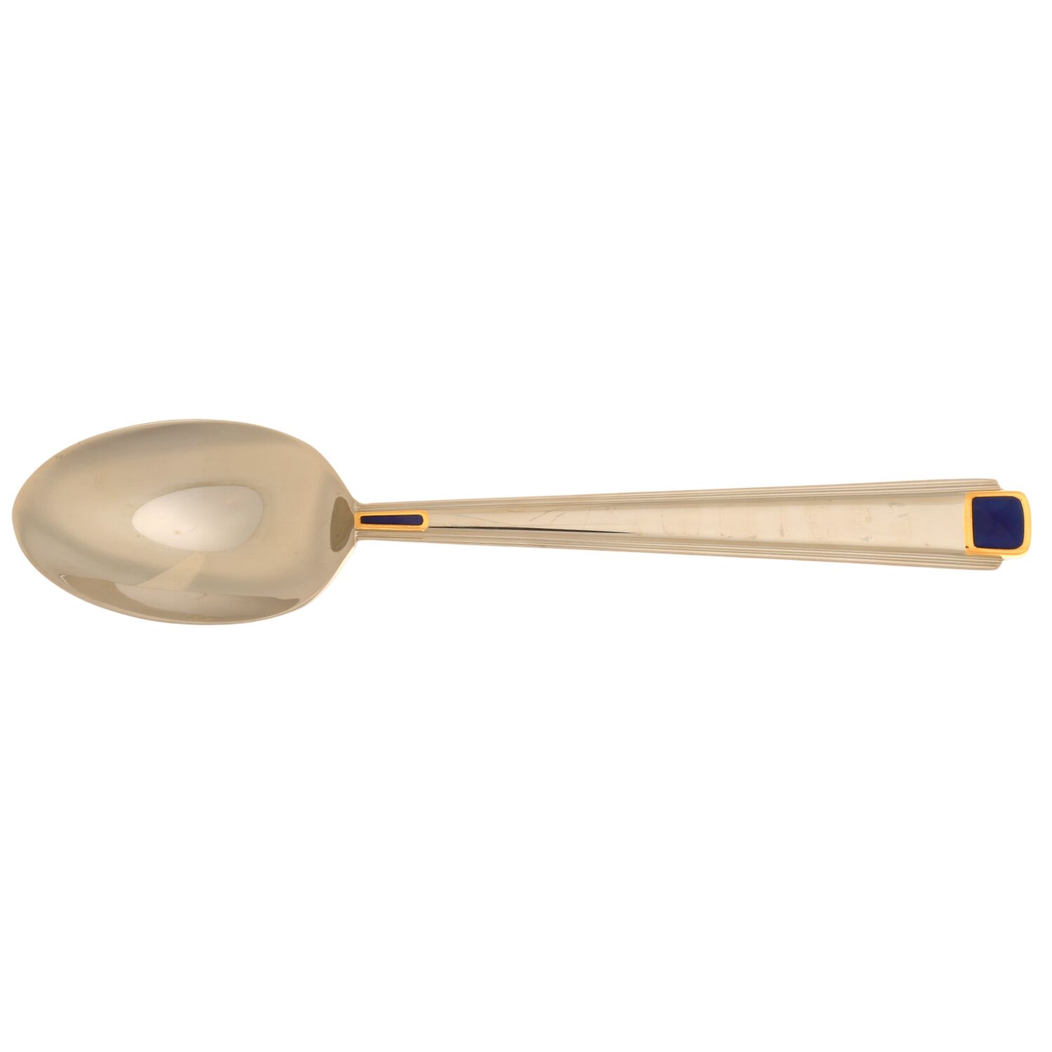 Regalia Court-Lapis (Stainless) Place/Oval Soup Spoon by Gorham Silver-1