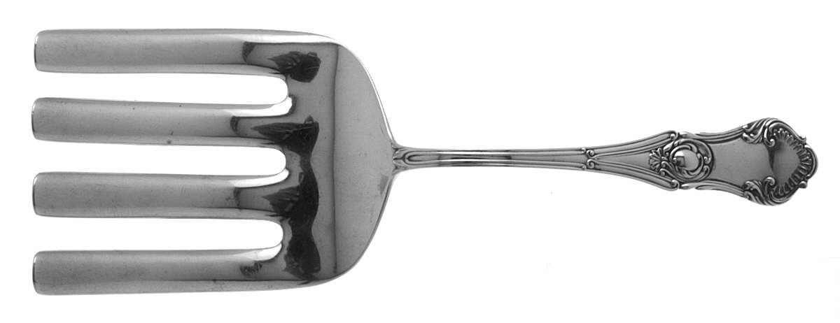Regent (Sterling, 1892) Large Solid Asparagus Serving Fork by Gorham Silver-1