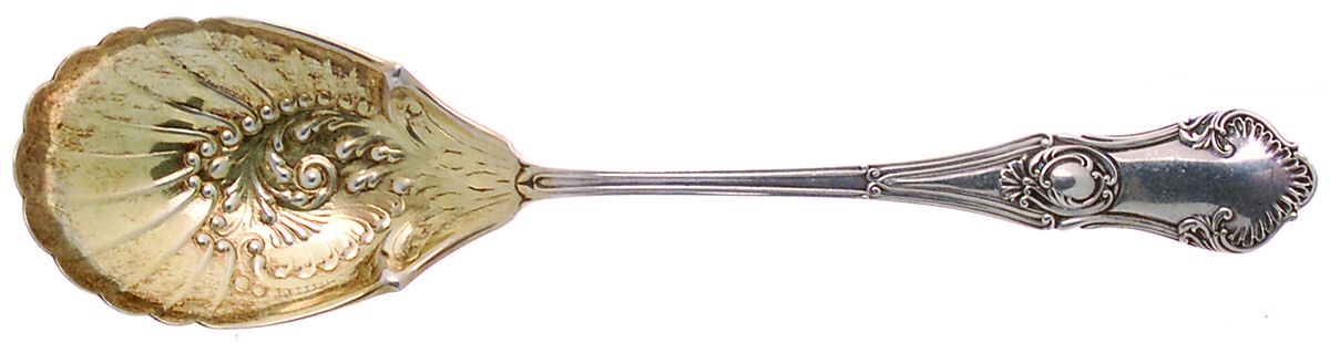 Regent (Sterling, 1892) Solid Salad Serving Spoon by Gorham Silver-1