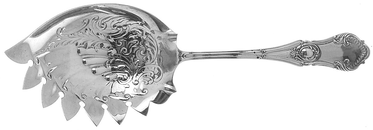 Regent (Sterling, 1892) Solid Macaroni Server by Gorham Silver-1