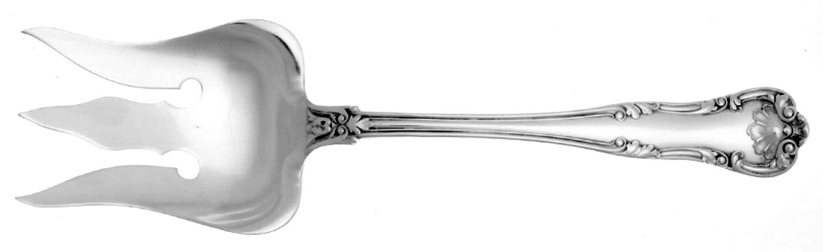 Regent (Silverplate, 1902-1903) Medium Solid Cold Meat Serving Fork by Gorham Silver-1