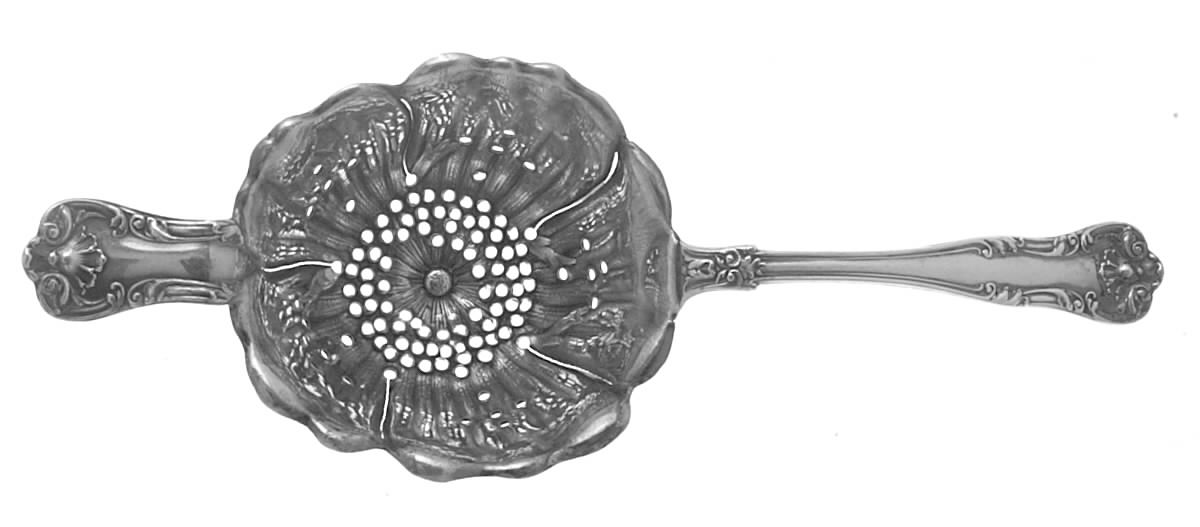 Regent (Silverplate, 1902-1903) Solid Individual Overcup Tea Strainer by Gorham Silver-1
