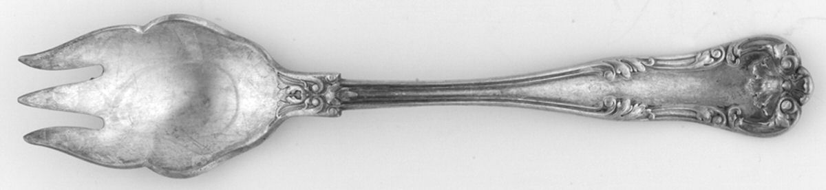Regent (Silverplate, 1902-1903) Ice Cream Fork by Gorham Silver-1