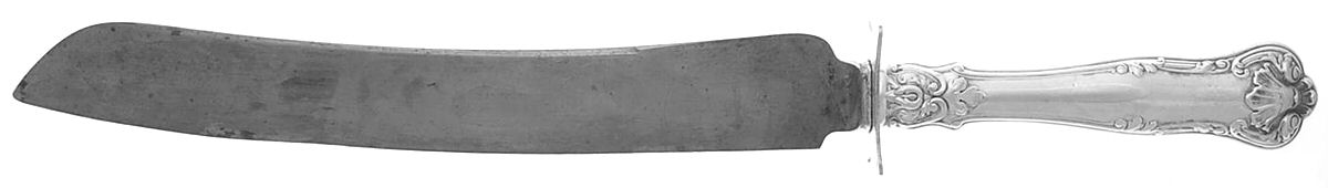 Regent (Silverplate, 1902-1903) Large Stainless Blade Roast Carving Knife by Gorham Silver-1
