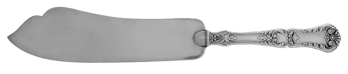 Richmond (Silverplate, 1897) Ice Cream Slicer-Hollow Hndl/Plate Blade by Gorham Silver-1