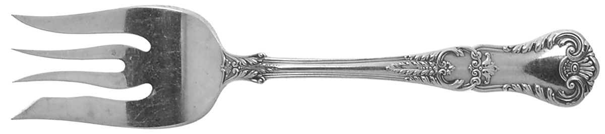 Richmond (Silverplate, 1897) Medium Solid Cold Meat Serving Fork by Gorham Silver-1