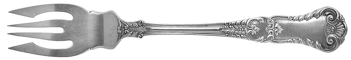 Richmond (Silverplate, 1897) Large Individual Solid Fish/Salad Fork by Gorham Silver-1