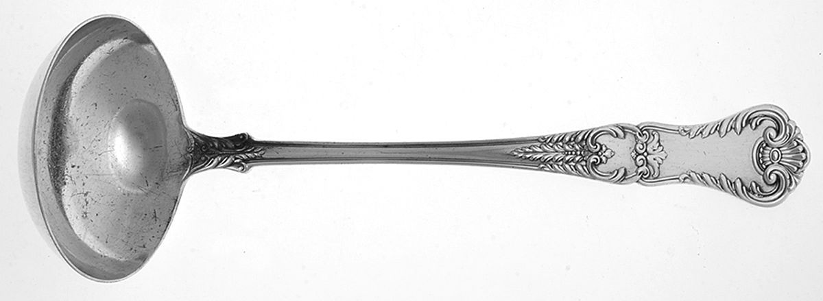 Richmond (Silverplate, 1897) Oyster Ladle Solid Piece by Gorham Silver-1