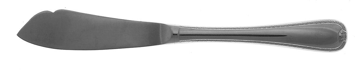 Ribbon Edge II (Stainless) Hollow Handle Master Butter Knife by Gorham Silver-1
