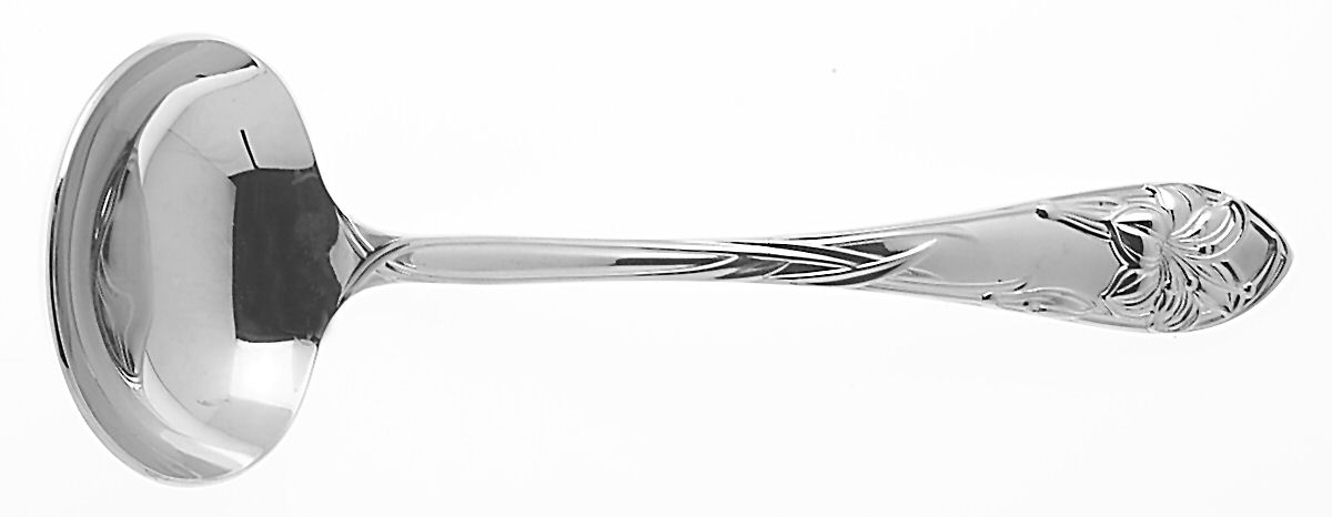 Royal Lily (Stainless) Solid Gravy Ladle by Gorham Silver-1