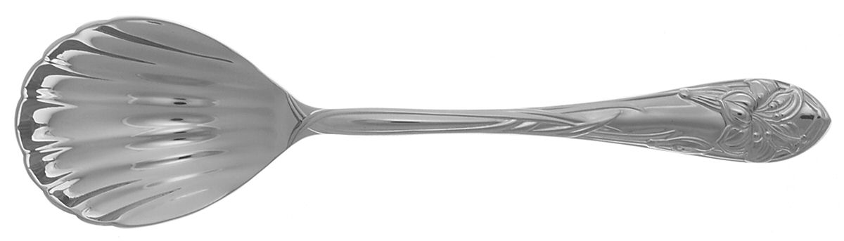 Royal Lily (Stainless) Sugar Shell Spoon by Gorham Silver-1