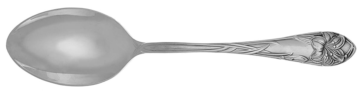 Royal Lily (Silverplate, 1991) Tablespoon (Serving Spoon) by Gorham Silver-1