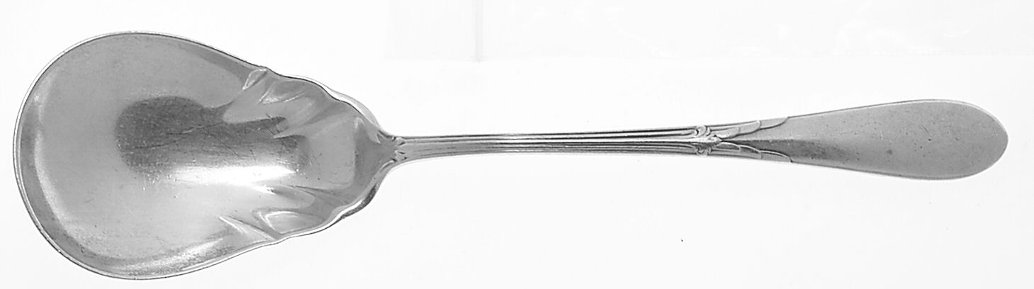 Rose Marie (Sterling, 1933, No Monograms) Preserve Spoon by Gorham Silver-1