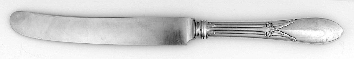 Rose Marie (Sterling, 1933, No Monograms) Old French Hollow Knife with Bolster by Gorham Silver-1