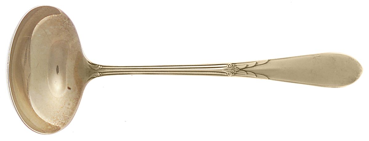 Rose Marie (Sterling, 1933, No Monograms) Solid Piece Cream Ladle by Gorham Silver-1