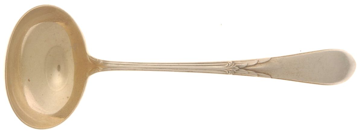 Rose Marie (Sterling, 1933, No Monograms) Solid Gravy Ladle by Gorham Silver-1